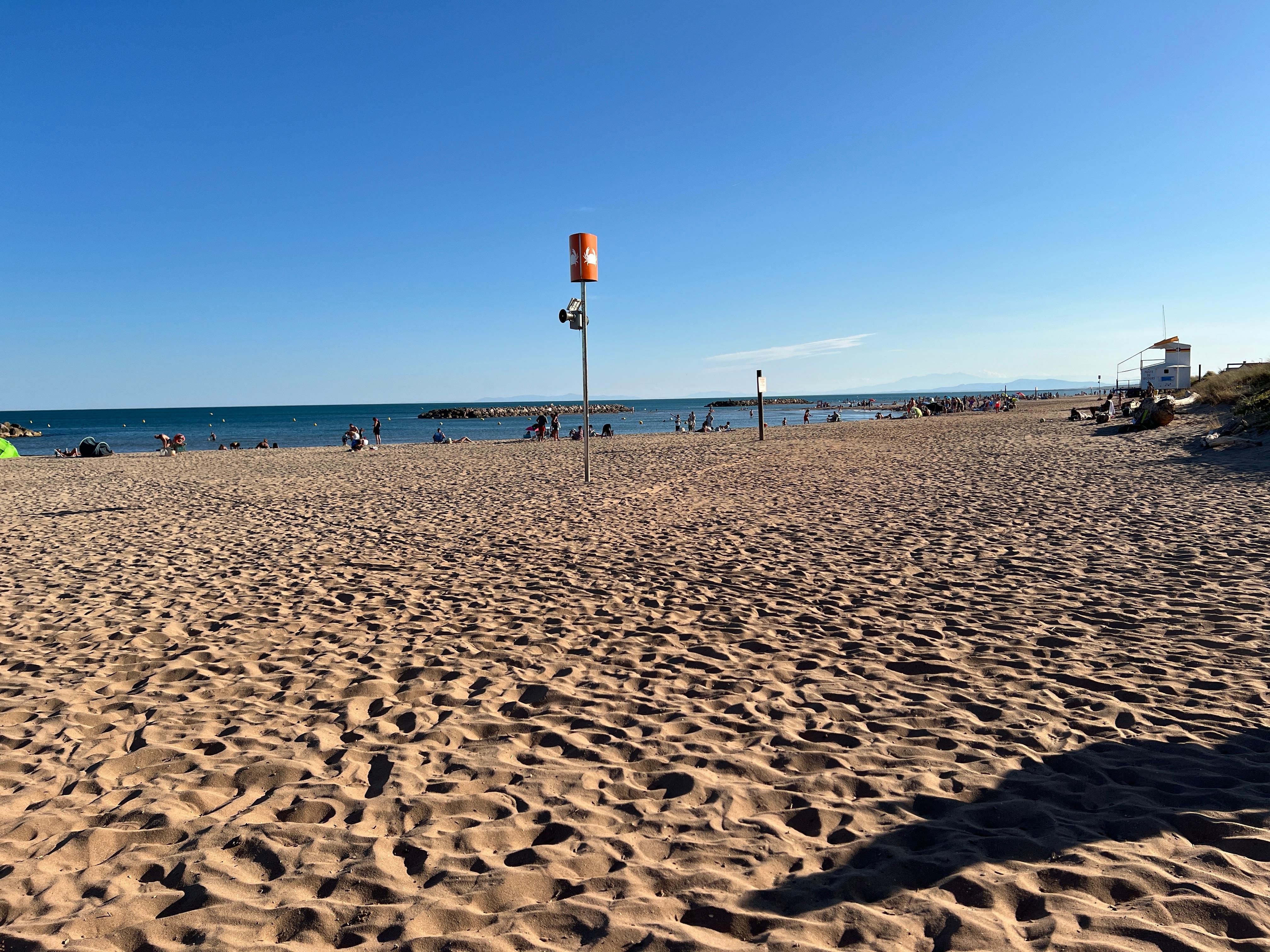 Closest part of beach to villa