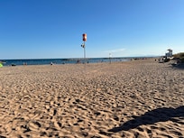 Closest part of beach to villa