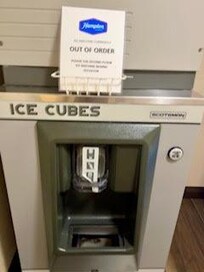 Only 1 of 3 ice makers was barely working...4th of July weekend