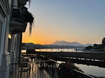 View from balcony looking east