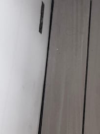 Hair on floor