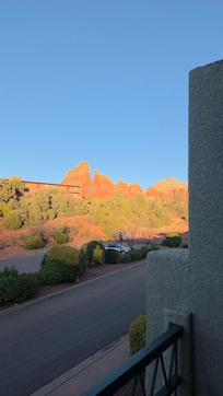 View from the balcony. Trailhead room.