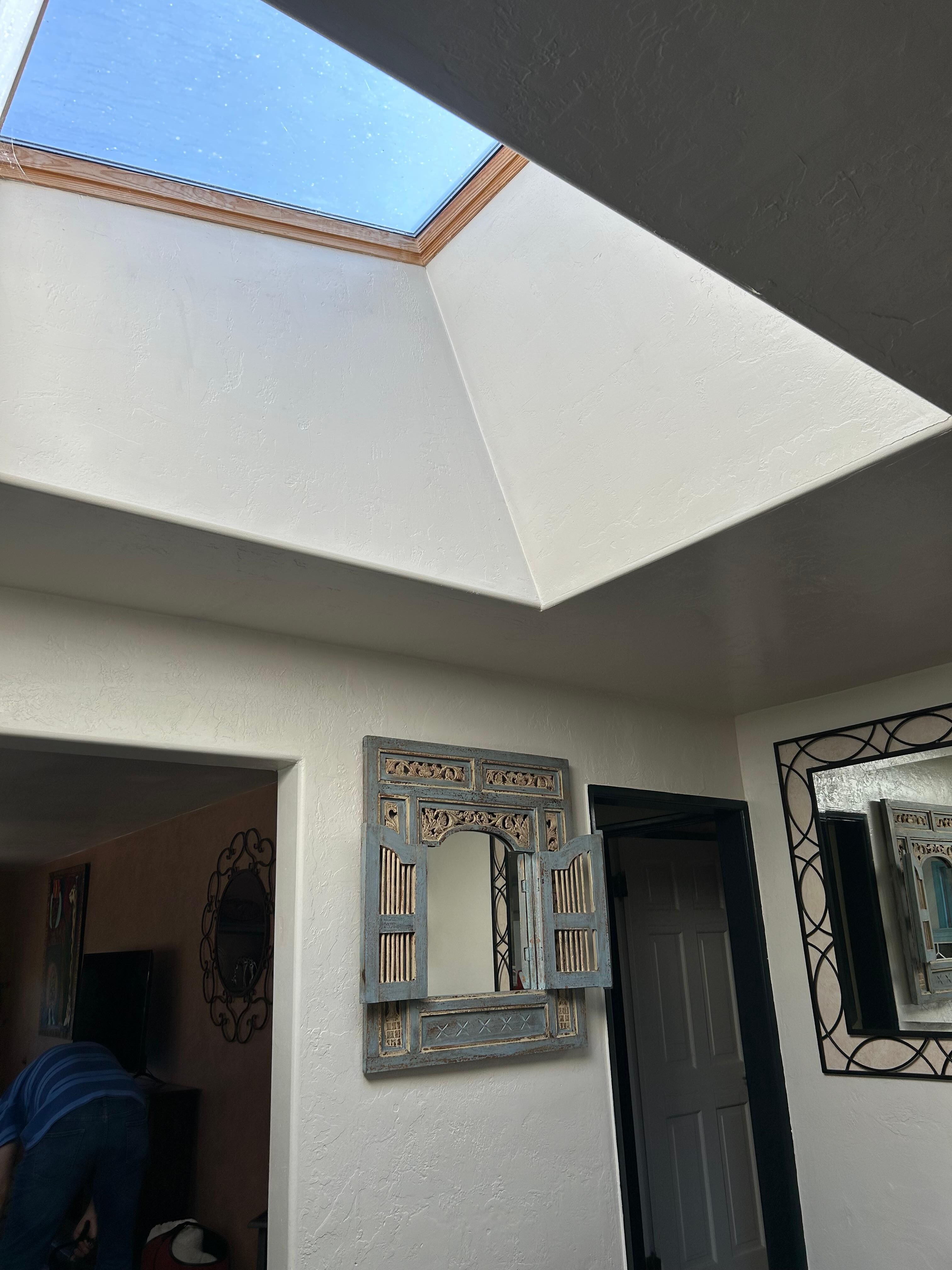 Sun roof by dining area 