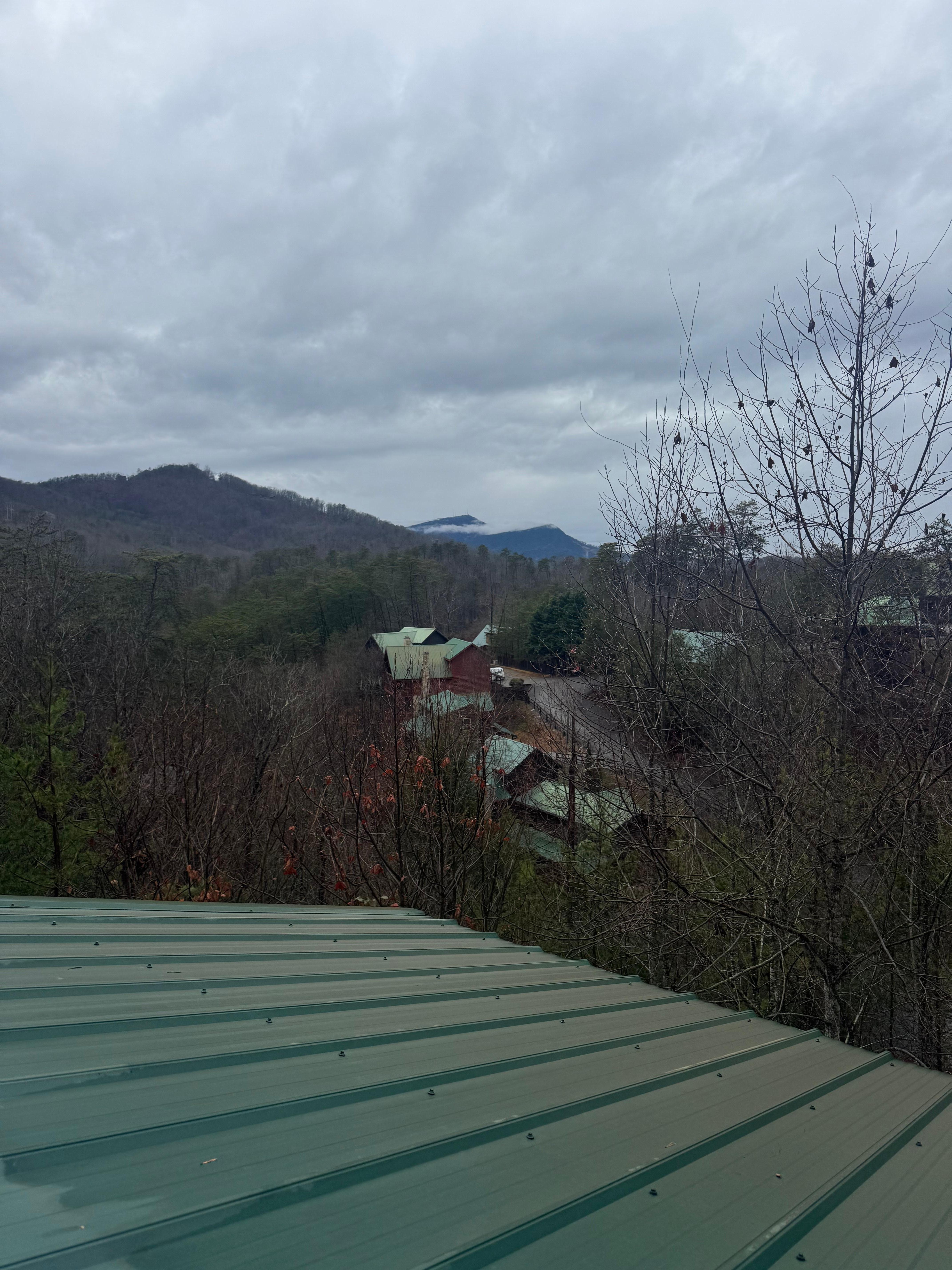 The view from the top level bedroom!