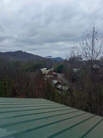 The view from the top level bedroom!