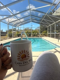 Enjoying the view every morning with my coffee