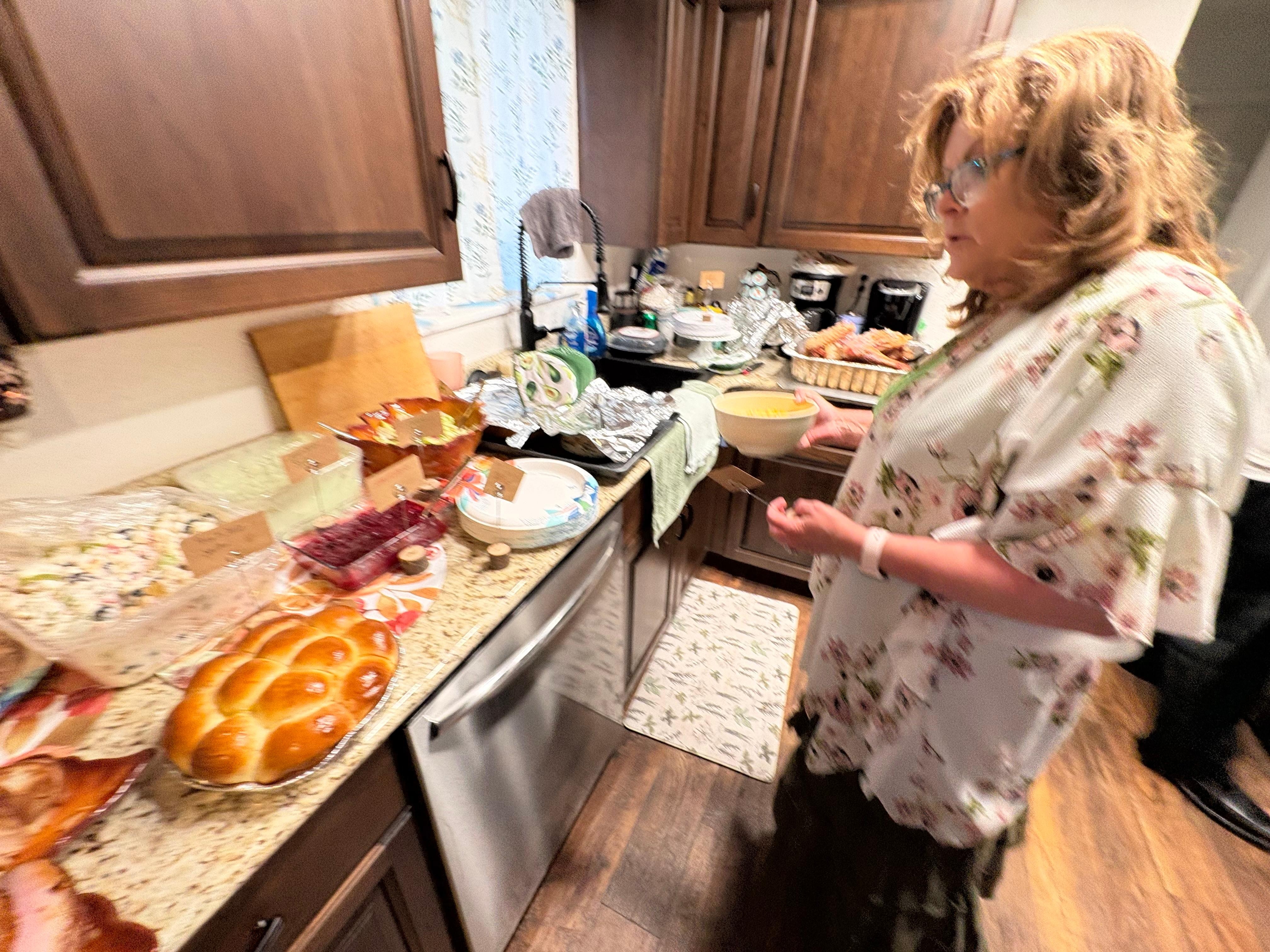 Food!  Big kitchen for big eaters like us.