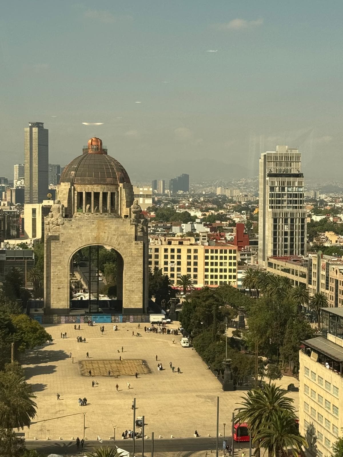 Vista desde el desayunador del piso 12.