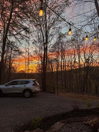 Sunset from the fire pit!
