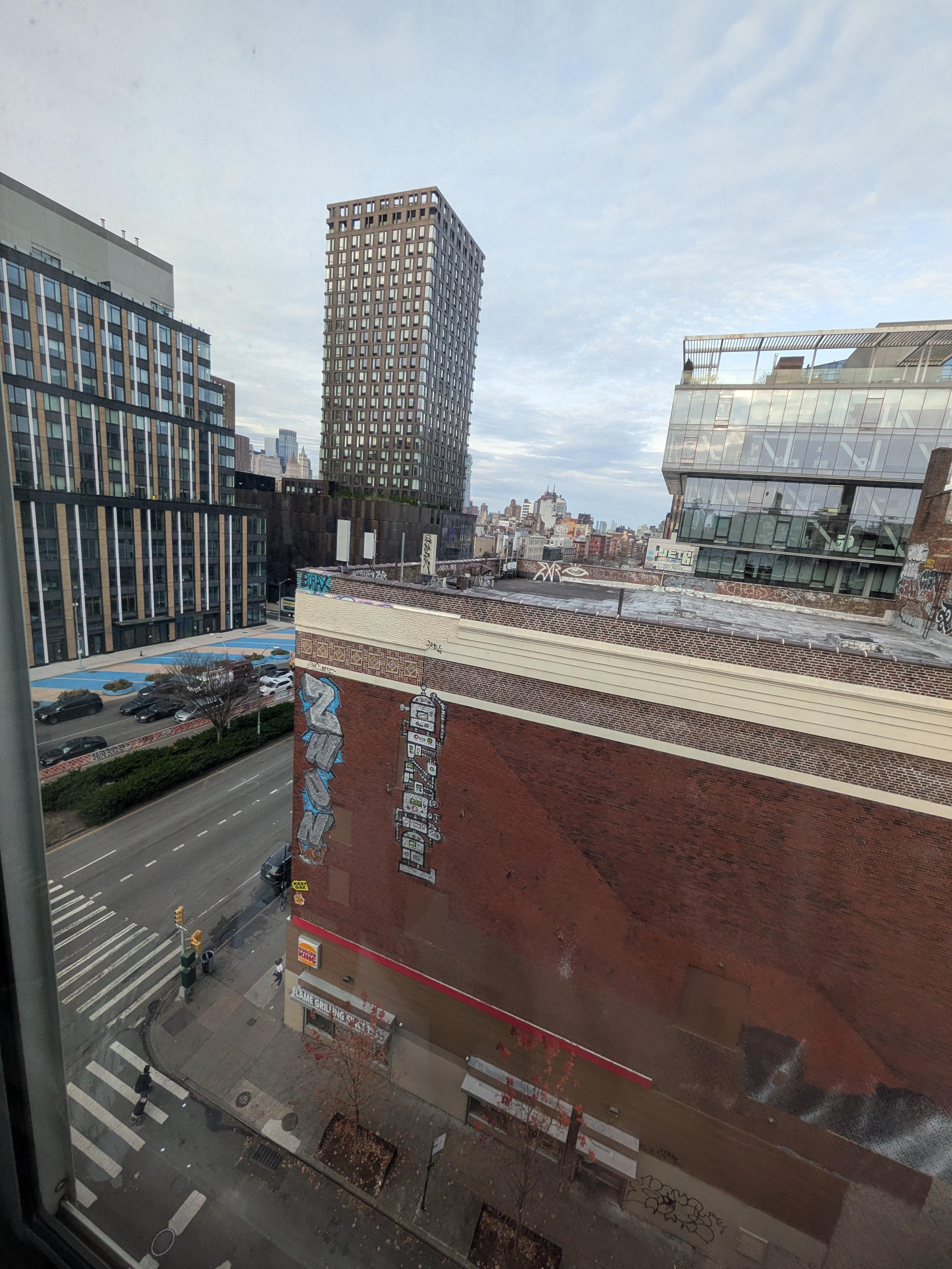 View from our room on the 8th floor