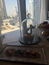 Personalised chocolate left in the room as a surprise! So kind and thoughtful