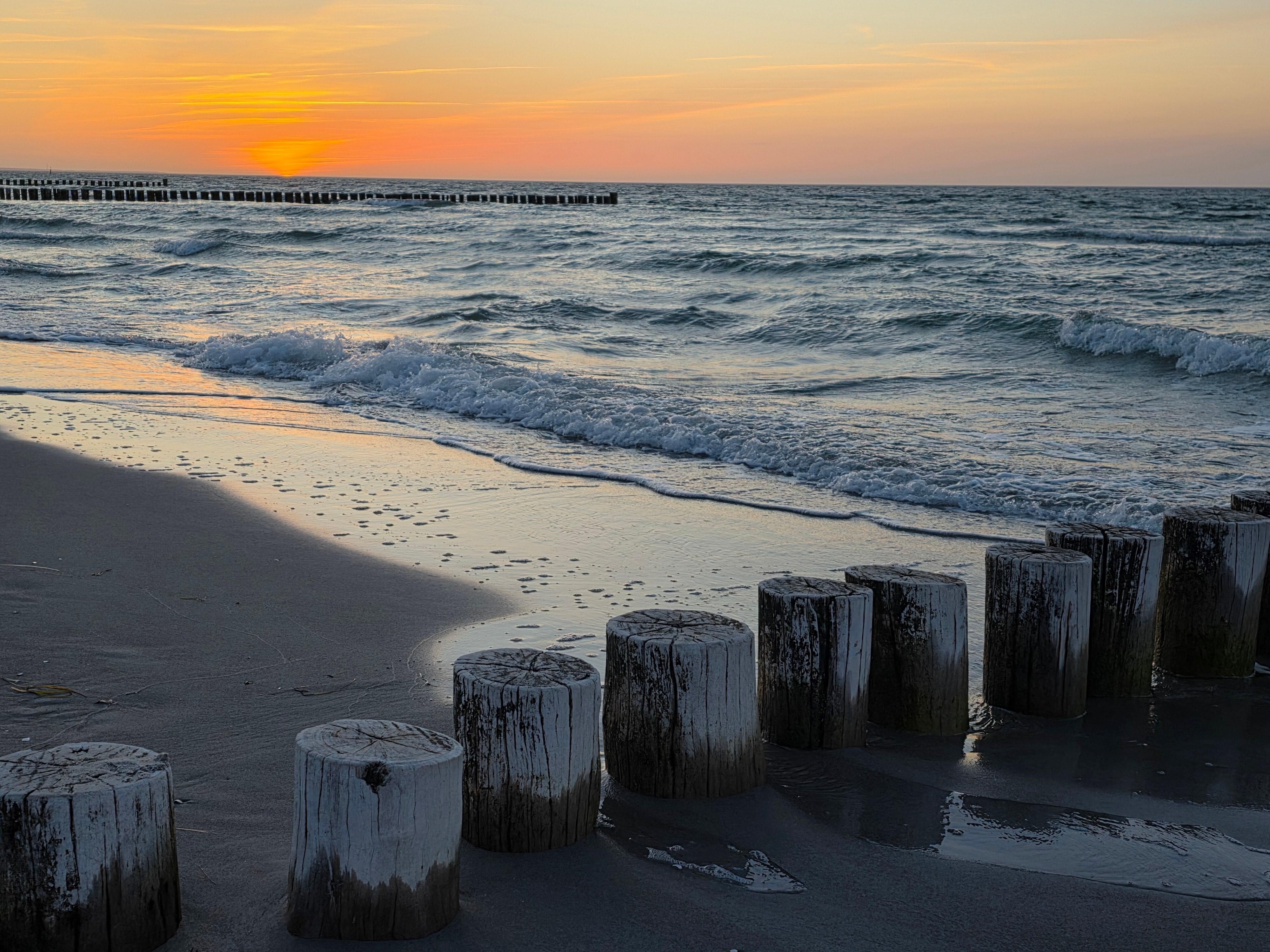 Abendstimmung, 6 Minuten Fußweg von der Unterkunft entfernt 