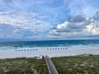 Stunning view from the balcony.