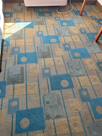 Floor in main part of room