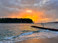 Looking at Young Island resort across from Hotel