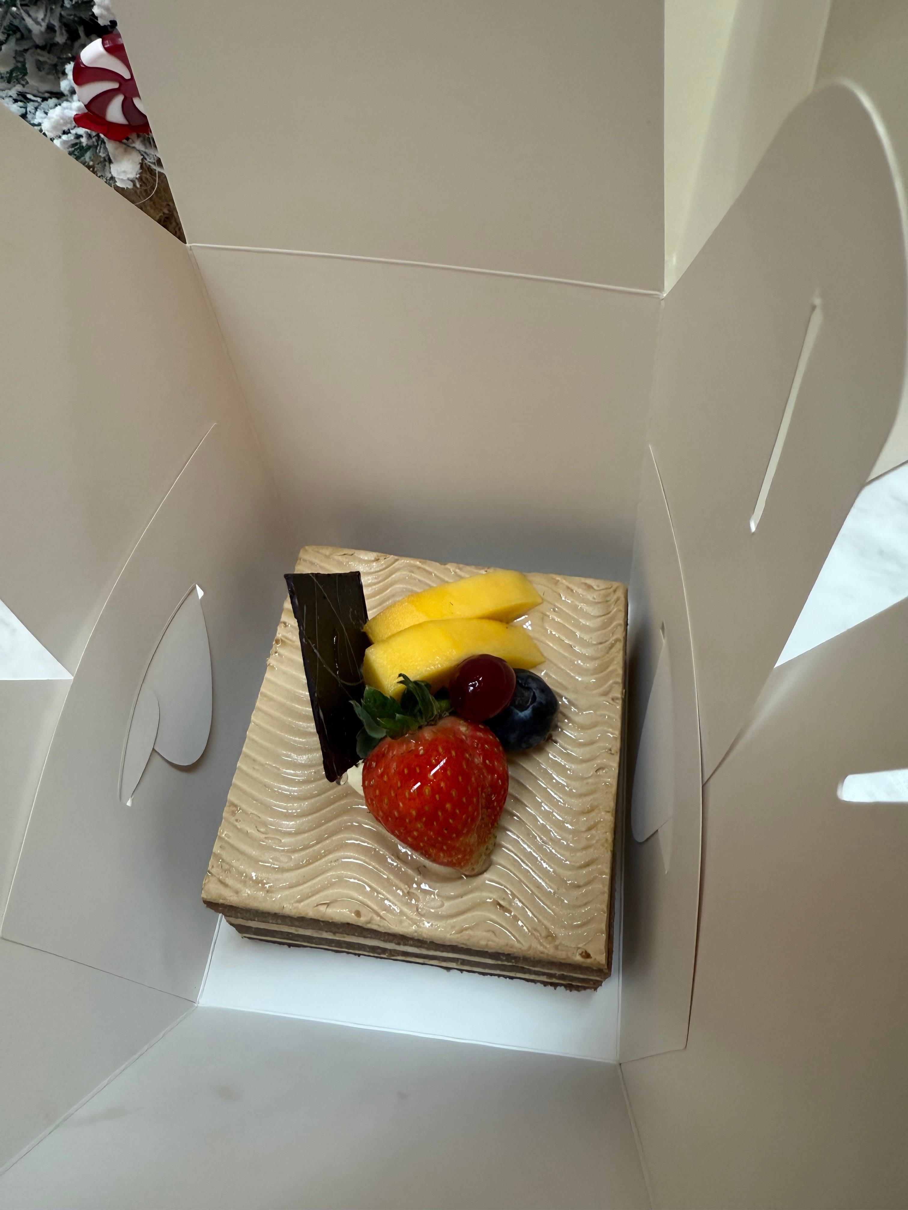 Birthday cake the hotel surprised me with. 