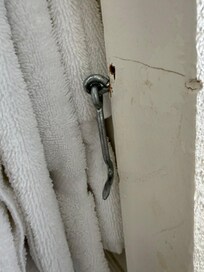 Bathroom door lock