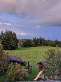 Ausblick vom Balkon