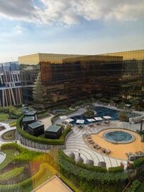 Pool View from Window