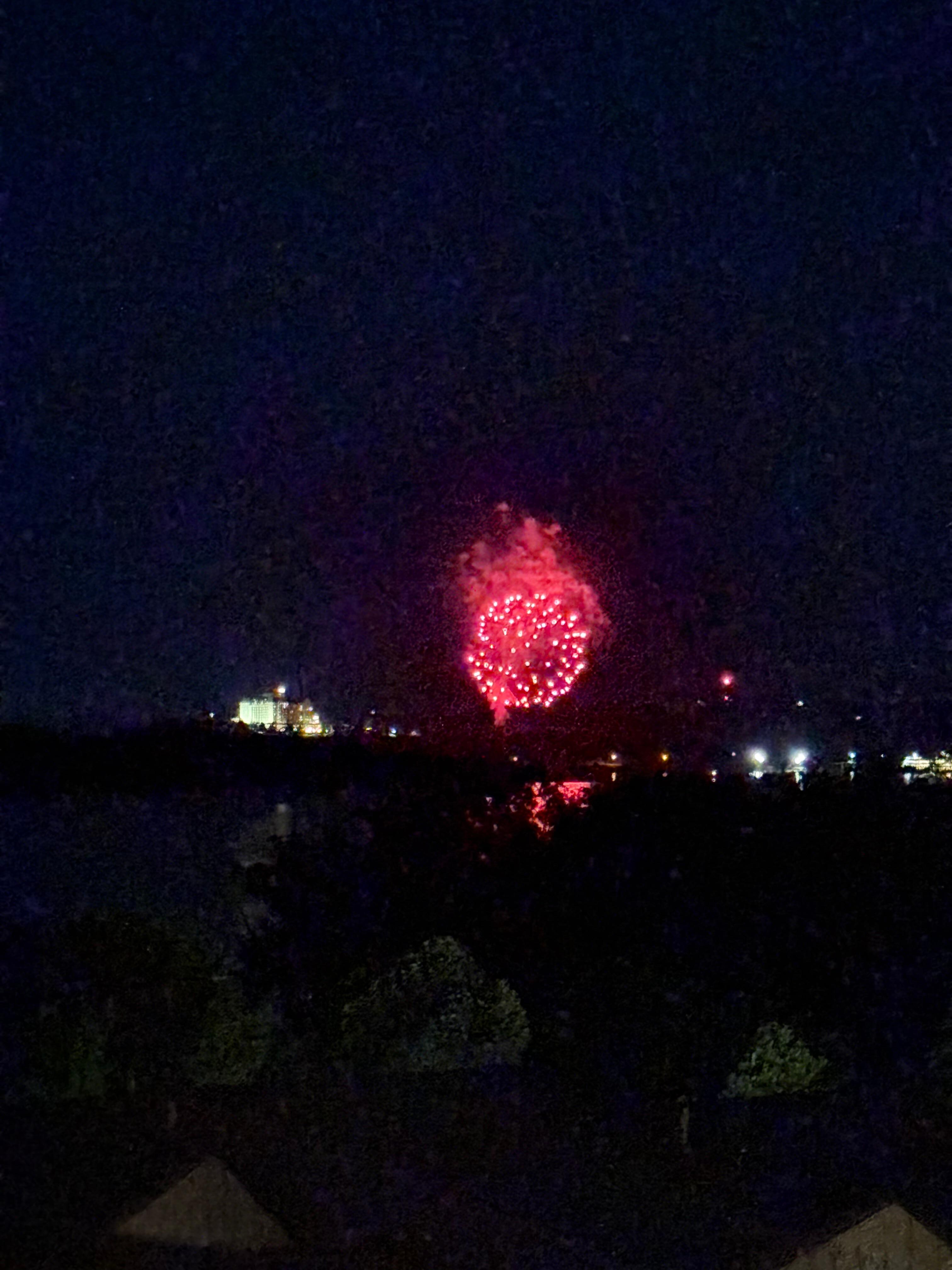 Fireworks show from our balcony 