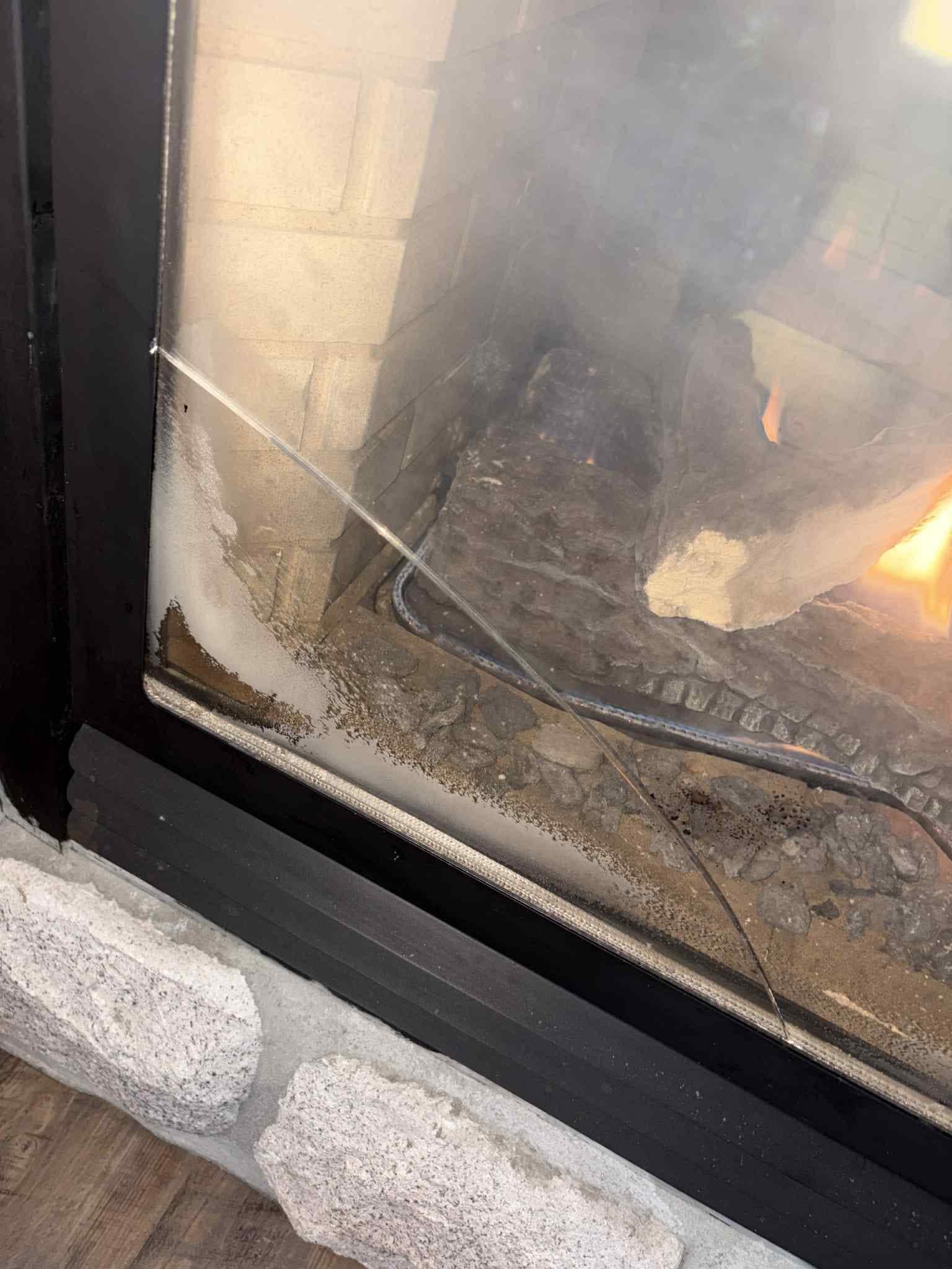Fireplace dirty 