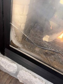 Fireplace dirty