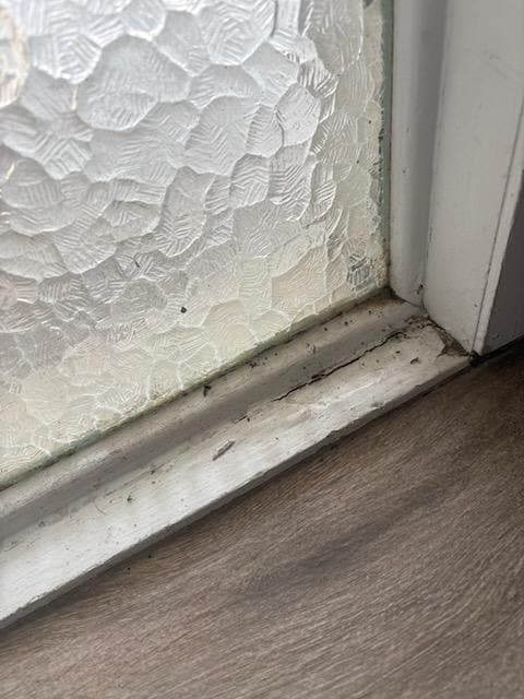 Front door sill inside