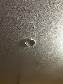 Missing fire/smoke detector.