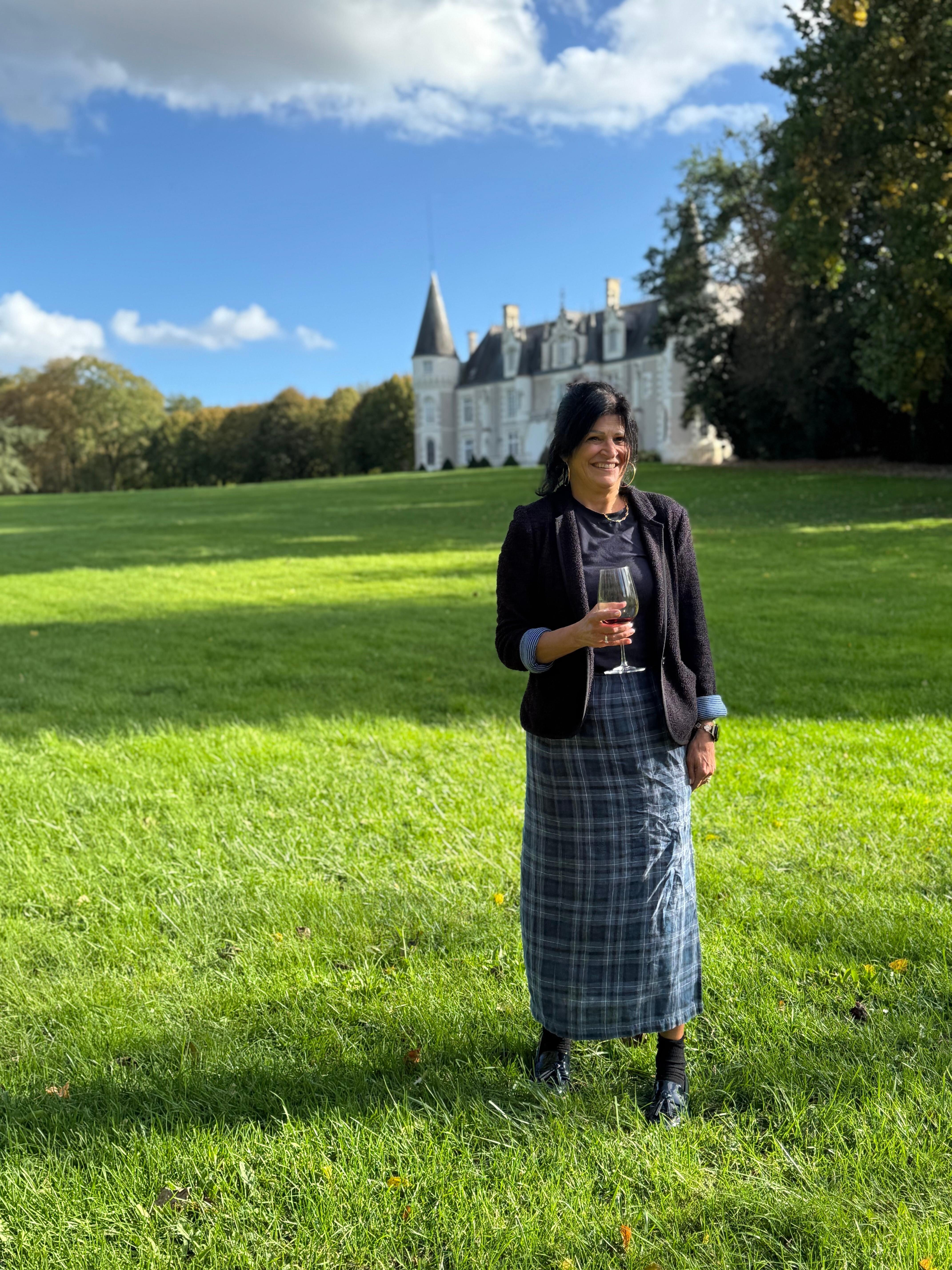 The “backyard” of the property