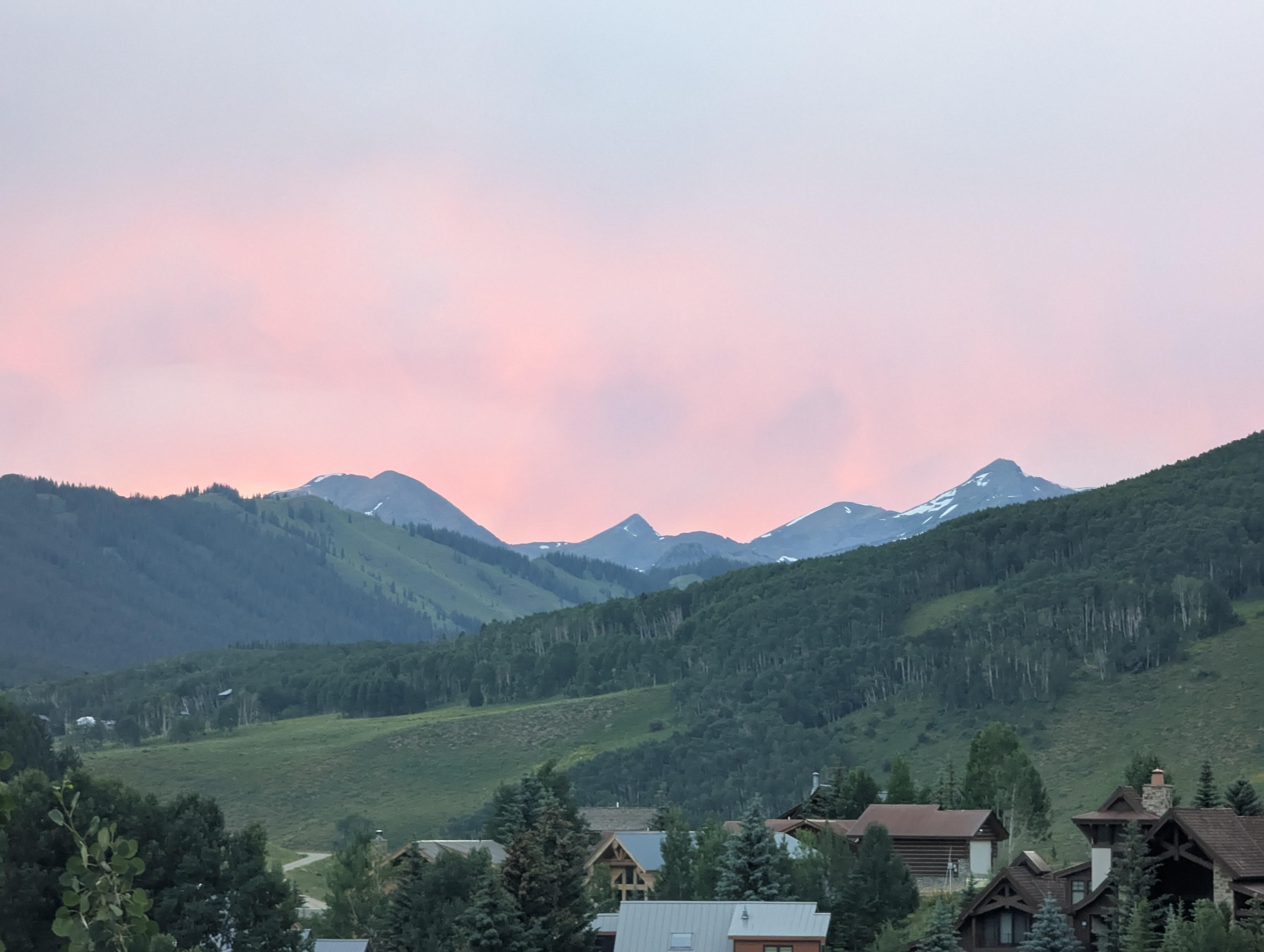 View from balcony.