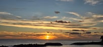 Sunsets from the basically private beach