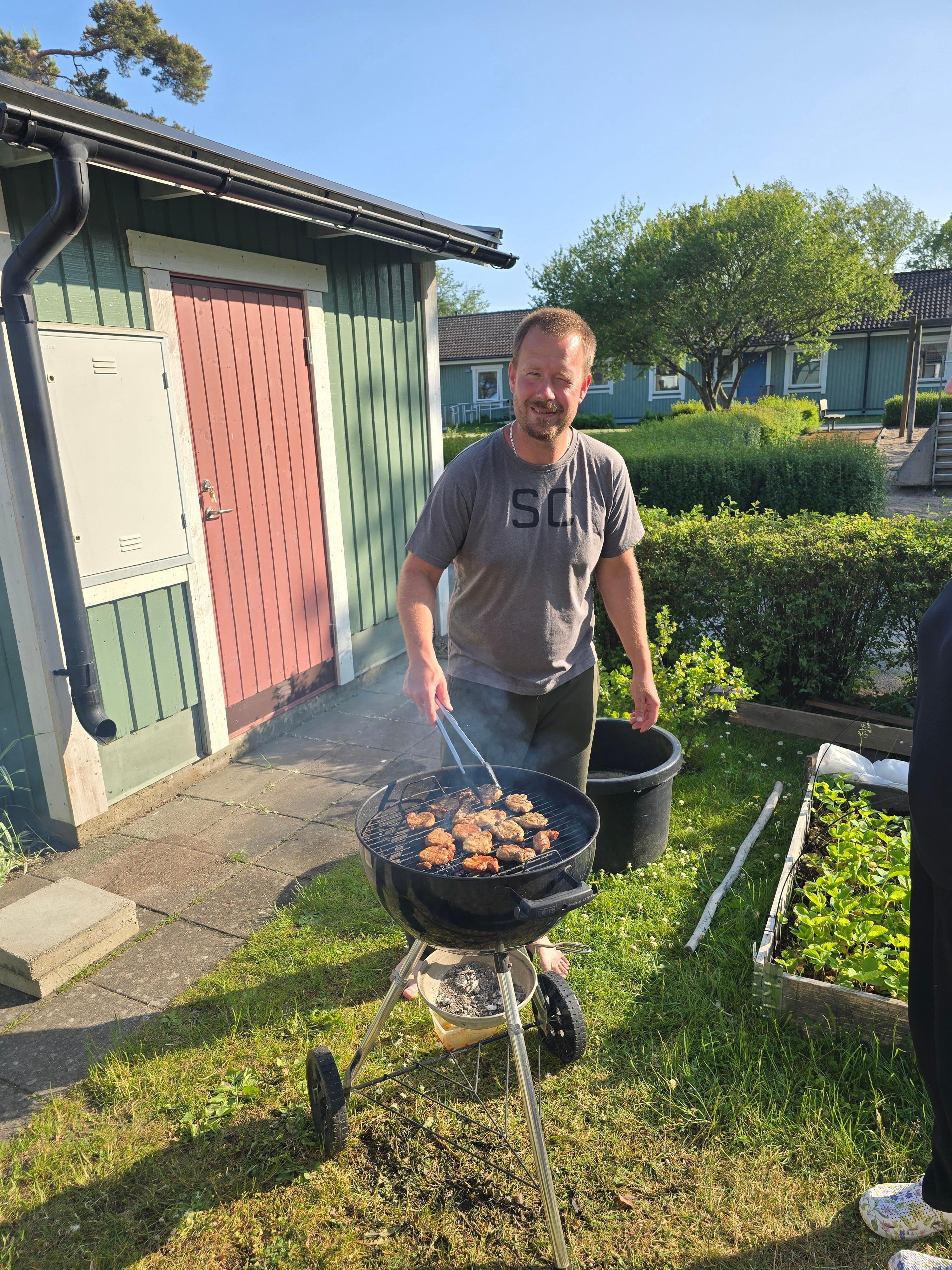 Hos min son I Stånga.