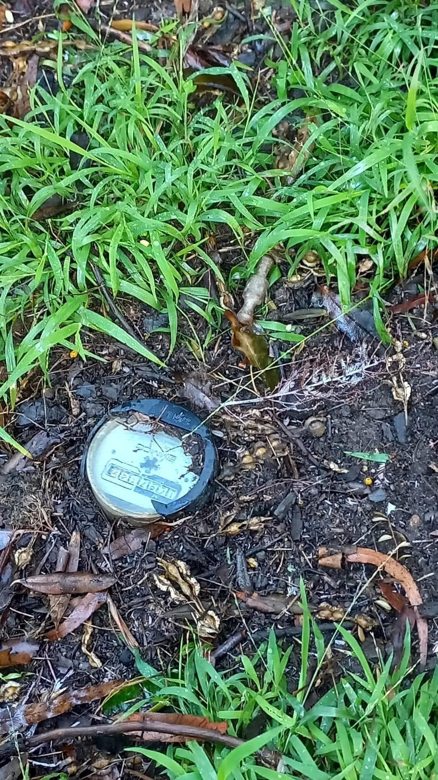 had to dig the soil and grass to find the tap