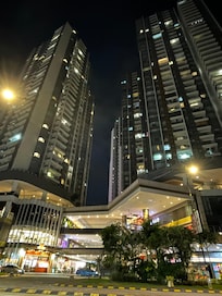 From the fruit stall looking at the R&F condo