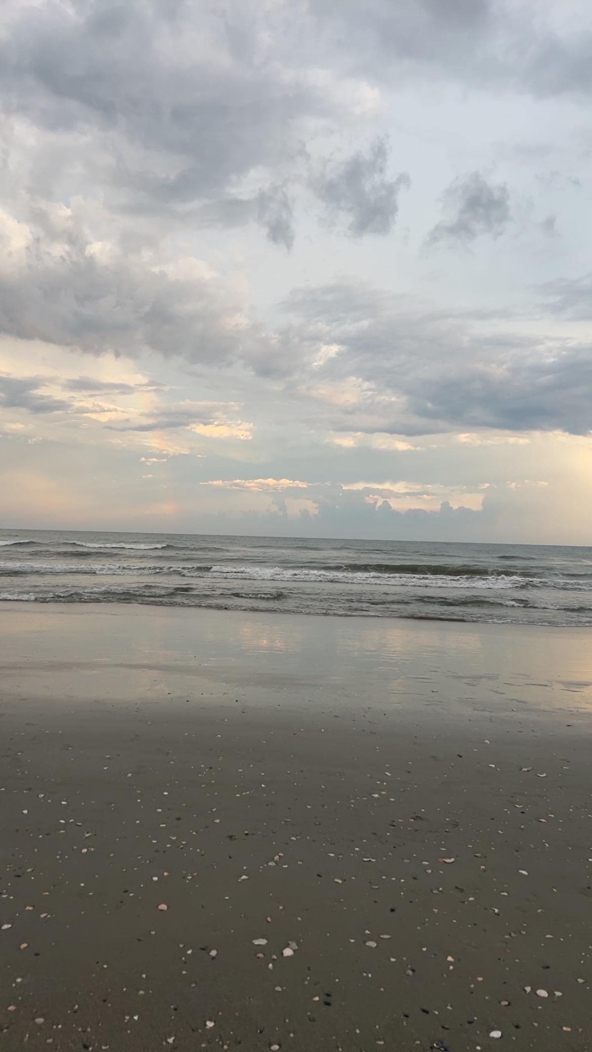 The beach is steps away from the condo!