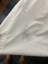 Dirty used sheets