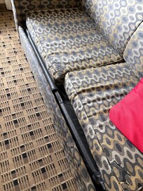 Uncomfortable sofa bed, not great for sitting on