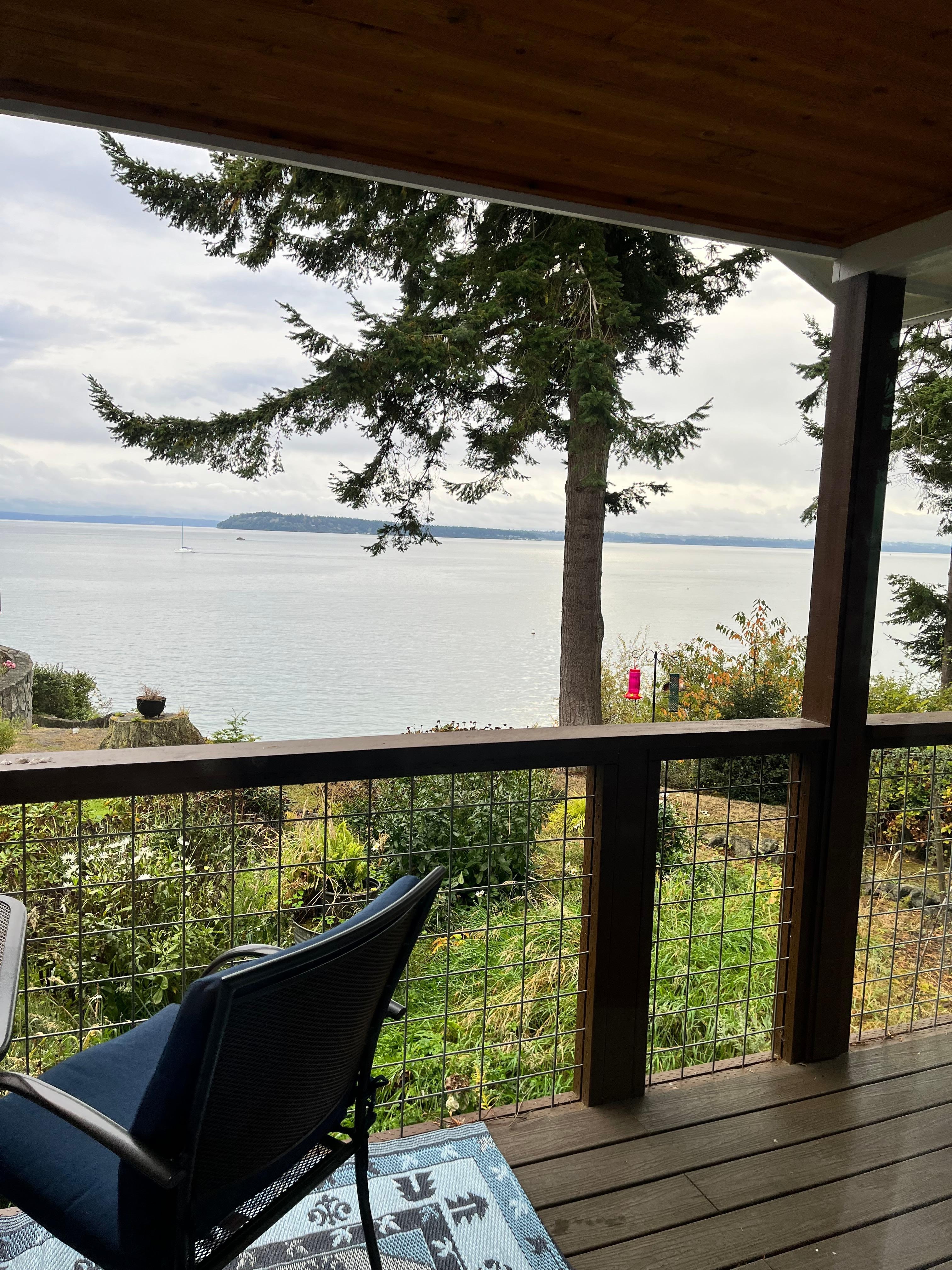 View from the cottage. 