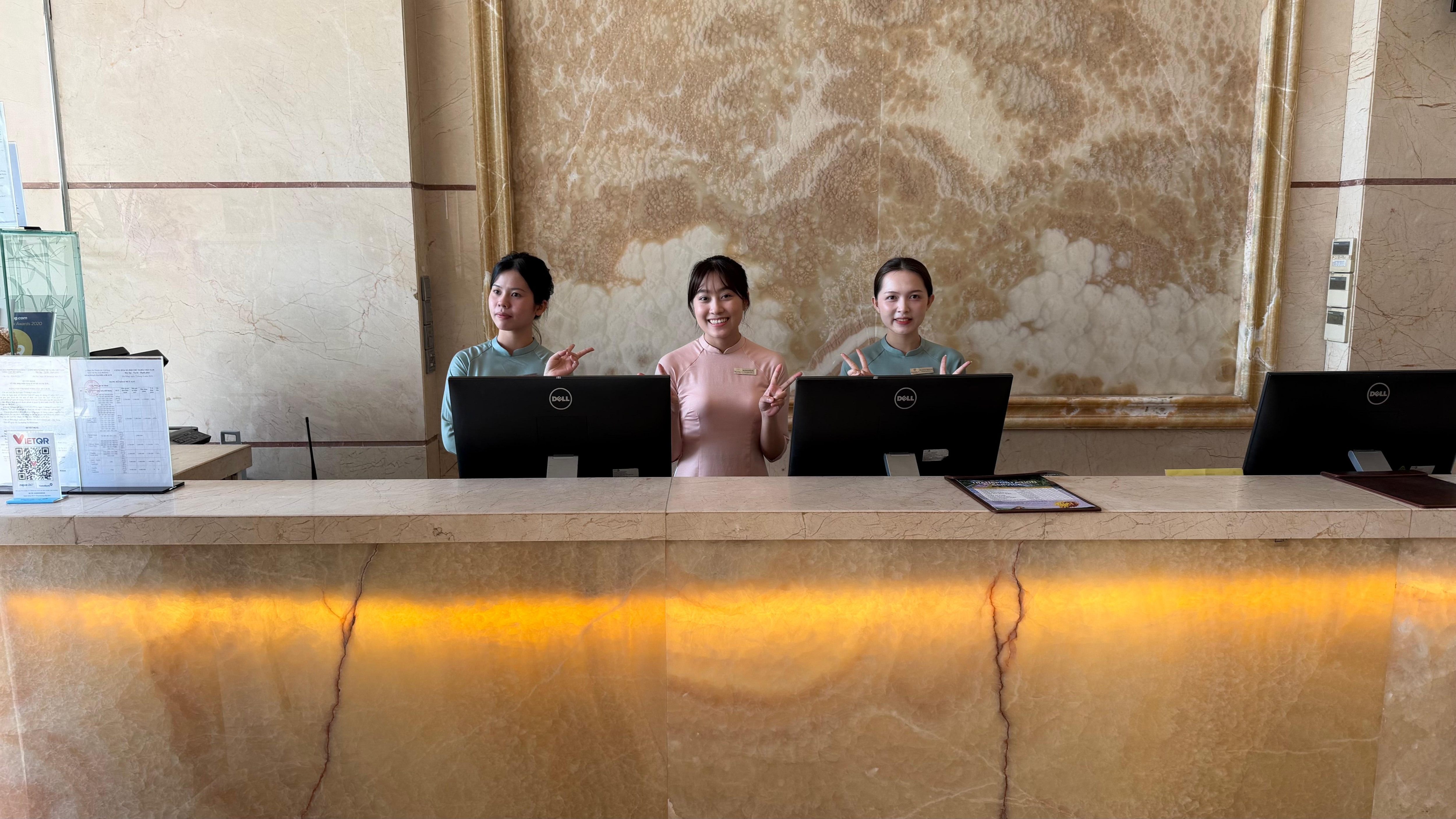 Reception staff