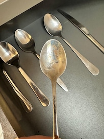 One dirty spoon