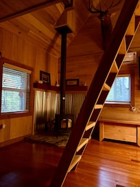 View from couch/dining area