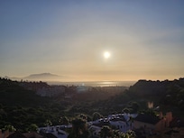 View from the balcony from the lounge.