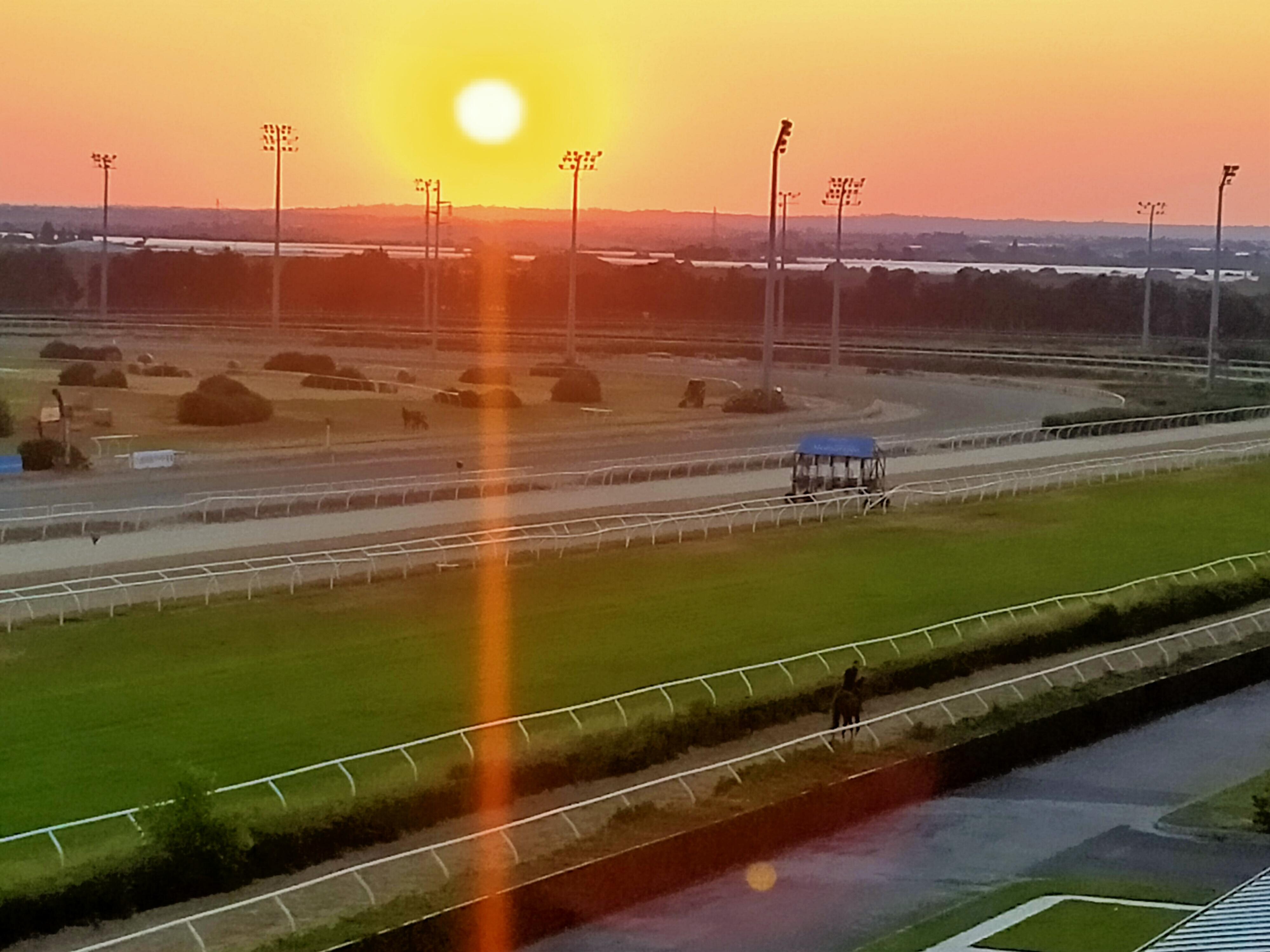 Alba dalla terrazza della camera