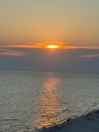 Great sunset from patio