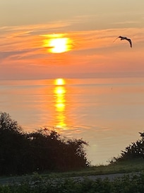 Sonnenaufgang von der Wohnung beobachtet