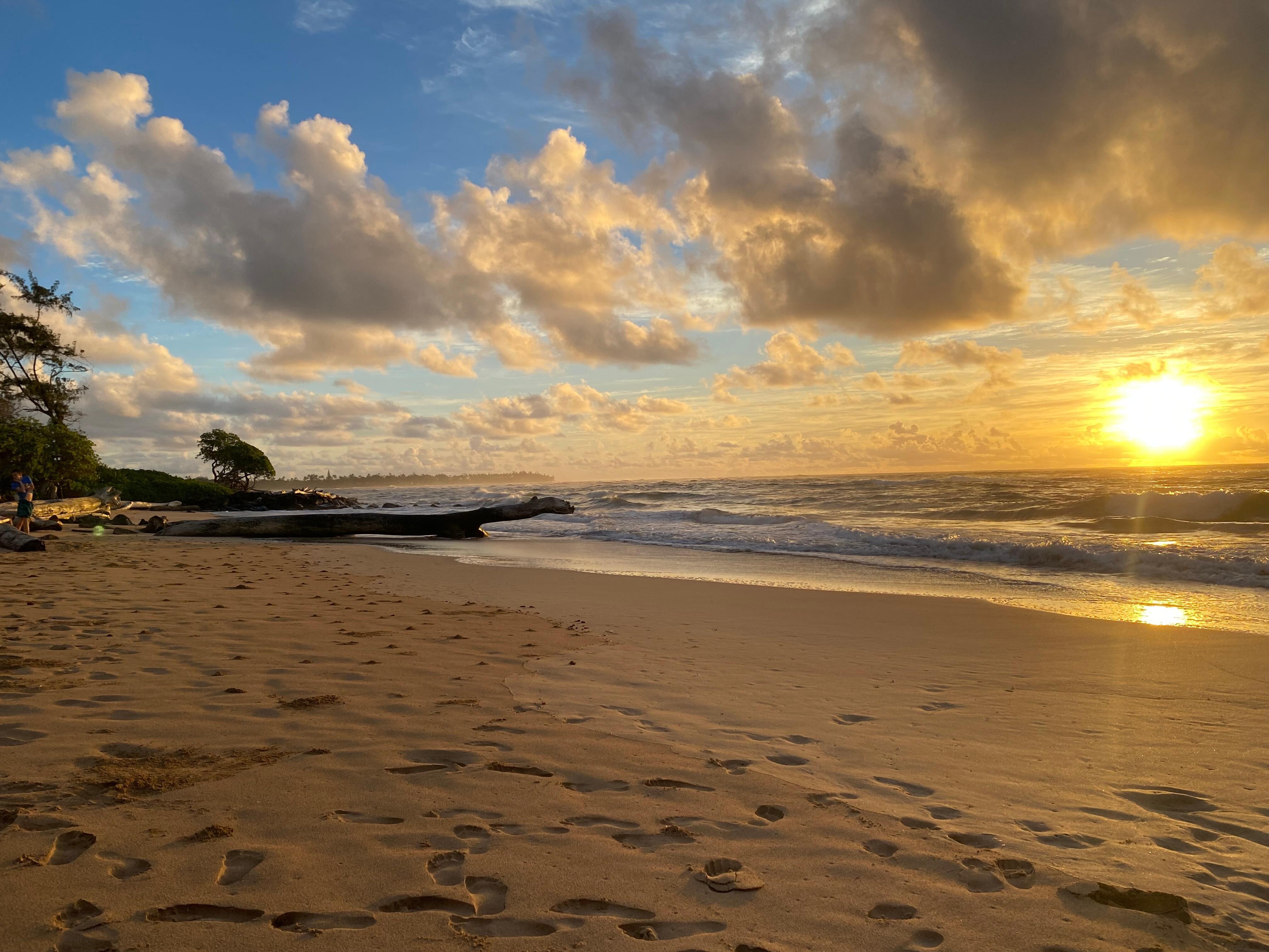 Sunrise on our last morning