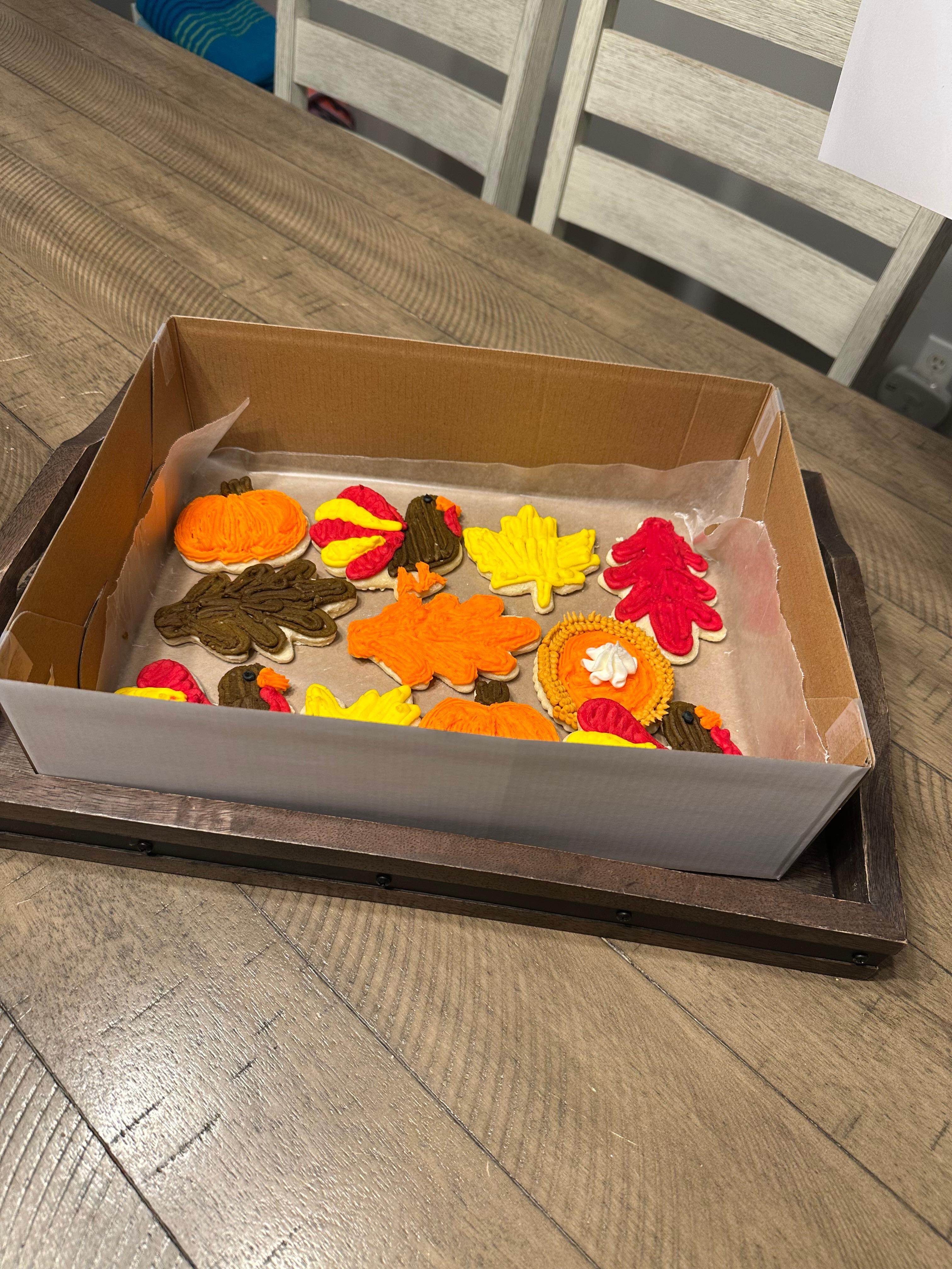 Delicious cookies left for us by our host. 