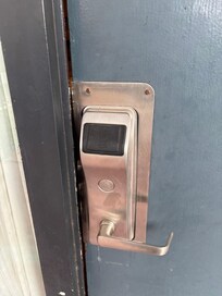 Broken front door
