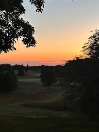 Morning view from the deck.