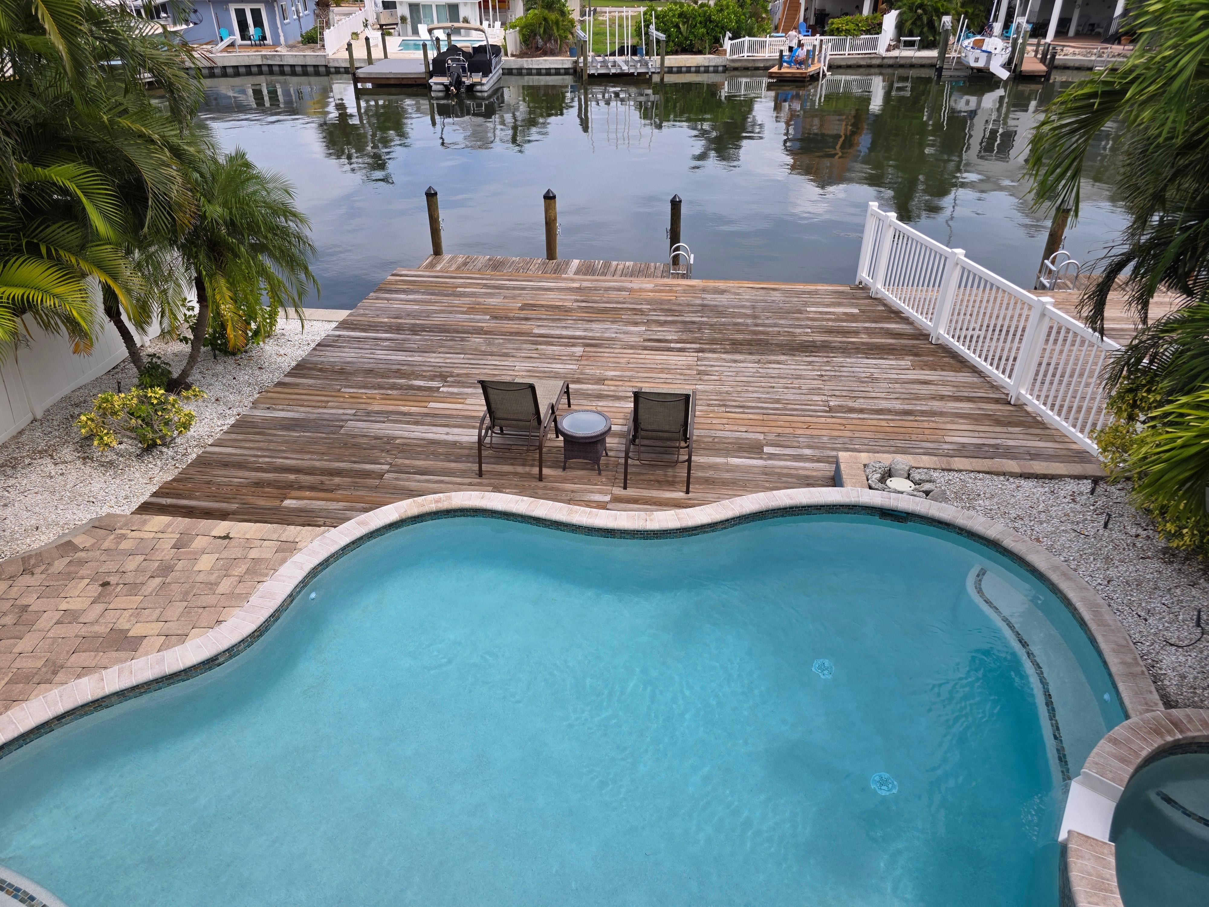 View from the back balcony/deck area.